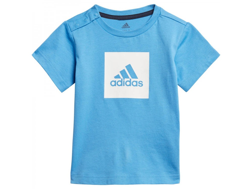 camiseta adidas azul bebe