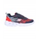 ZAPATILLA SKECHERS MAVER BEBE LUZ 401503N/NVRD AZUL Y ROJA