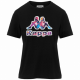 KAPPA CAMISETA  MANGA CORTA NEGRA 381R34W MUJER