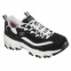 SKECHERS MUJER D´LITES BIGGEST FAN 11930/BKW NEGRA