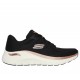 SKECHERS MUJER ARCH FIT GLOW THE DISTANCE 150067/BKRG NEGRA