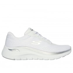 SKECHERS MUJER ARCH FIT GLOW THE DISTANCE 150067/WSL BLANCA