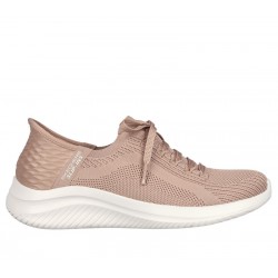 SKECHERS MUJER ULTRA FLEX 3.0 BRILLIANT PATH SLI-INS 149710/TPE MARRÓN CLARITO