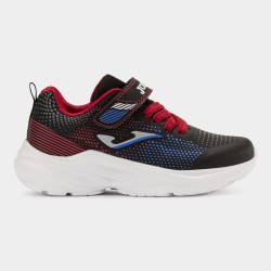 ZAPATILLA JOMA NIÑO HORIZON JR 2401 NEGRO ROJO