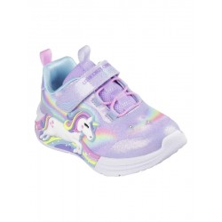 ZAPATILLA SKECHERS BEBE LUCES UNICORNIO CHASER 302298N/LVMT