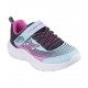 SKECHERS MICROSPEC ADVANCE NIÑA 303575L/AQPR NEGRA Y TURQUESA