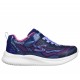 ZAPATILLA SKECHERS NIÑA JUMPSTERS 302433L/NVHP AZUL Y MORADA