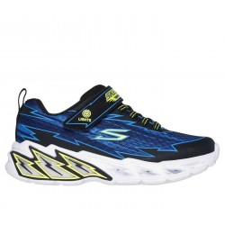 ZAPATILLA SKECHERS 400149L BKBL LUCES NIÑO AZUL