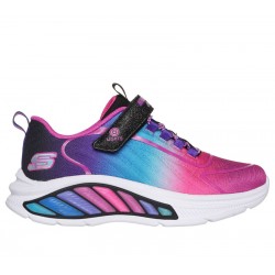 ZAPATILLA SKECHERS 303721L-BKMT NIÑA LUCES