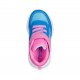 ZAPATILLA BEBE SKECHERS 303714N HPBL AZUL Y ROSA LUCES