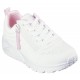 ZAPATILLA SKECHERS NIÑA BLANCA UNO LITE EASY ZIP 310387L-WHT