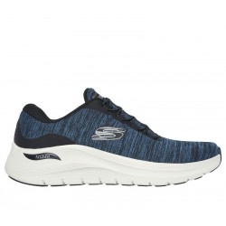 SKECHERS HOMBRE ARCH FIT 2.0 UPPERHAND 232709/TLBK NEGRA Y AZUL