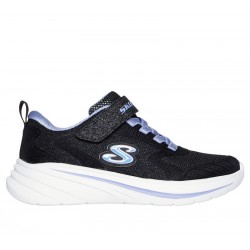 ZAPATILLAS SKECHERS WAVE 92 NIÑA  303557L BLK NEGRA Y MORADA