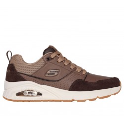 ZAPATILLA SKECHERS HOMBRE UNO RETRO MARRON 183020BRN