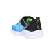 ZAPATILLA BEBE SKECHERS 401495N BKBL AZUL  LUCES