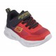 ZAPATILLA BEBE SKECHERS 401495N RDBK ROJA  LUCES