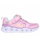 ZAPATILLAS SKECHERS RETRO HEARTS 302689L LPMT LUCES NIÑA ROSA