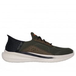 Skechers SLIP-INS RELAXED HOMBRE SLADE NEGRA 210891 OLV