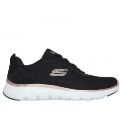 SKECHERS MUJER FLEX APPEAL 5.0 1/50206/BKRG NEGRA