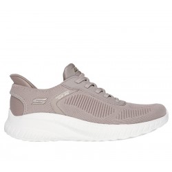 ZAPATILLA SKECHERS SLIP-INS MUJER BOBS SQUAD BEIGE 117497 TPE