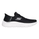 SKECHERS SLIP-INS GO WALK FLEX-GRAND ENTRY MUJER 124836/BKW NEGRA