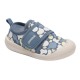 ZAPATILLA JOMA TEO JR 2505 BAREFOOT BEBE AZUL Y AMARILLO