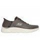 ZAPATILLAS SKECHERS SLIP-INS HOMBRE GO WALK FLEX-NO MANOS 216505/BRN MARRÓN