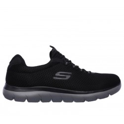 SKECHERS SUMMITS WIDE HOMBRE 52811W/BKCC NEGRA