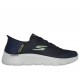 ZAPATILLAS SKECHERS SLIP-INS HOMBRE GO WALK FLEX-NO MANOS 216505/NVLM AZUL MARINO