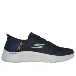 ZAPATILLAS SKECHERS SLIP-INS HOMBRE GO WALK FLEX-NO MANOS 216505/NVLM AZUL MARINO