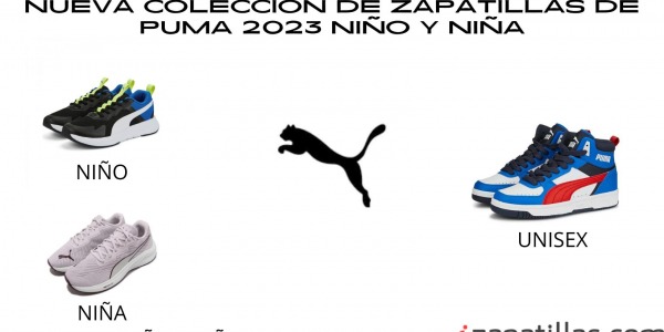 NOVEDAD ZAPATILLAS PUMA NIÑO Y NIÑA 2O23