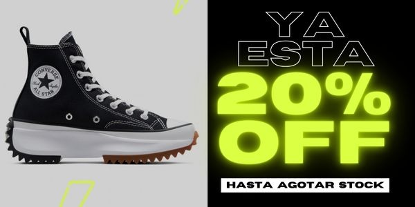 Converse Run Star Hike Negras 166800C: La nueva sensación de la moda urbana