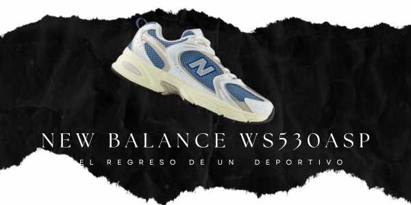 Novedades New Balance  MR530ASP Mujer Azul y Blanca. Otoño invierno 2024