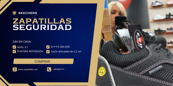 Skechers presenta la nueva zapatilla de seguridad Trophus ST 20001EC BLK