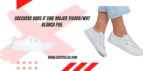 Zapatillas Blancas Skechers Mujer Casual, una moda que no te puede faltar