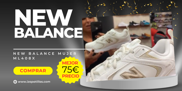 New Balance Mujer ML408X Blanca Contrarrembolso